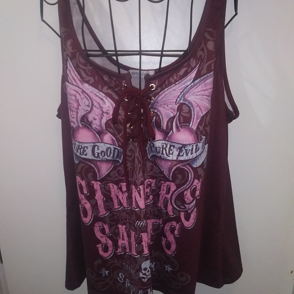 Biker/rocker top